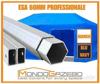 3X6 Gazebo Alluminio 60 mm Facile al montaggio 6x3