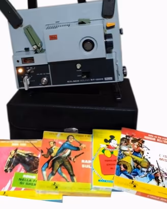 Proiettore super8 Elmo ST 1200 + omaggio pellicole