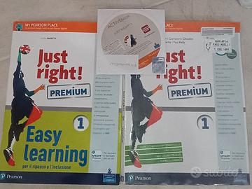 libro scuole medie Inglese Just Right 1