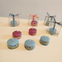 Candele Bomboniere Macarons 