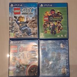 Lotto 4 giochi LEGO PS4