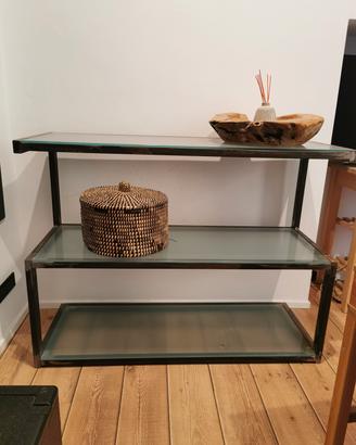 mobile consolle design giradischi e porta dischi