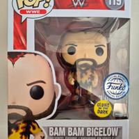 Funko pop WWE Bam Bam Bigelow Glow in the dark 119