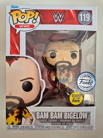 Funko pop WWE Bam Bam Bigelow Glow in the dark 119