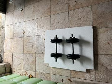 Pesi weider coppia manubri originali wintage