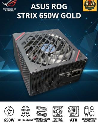 Alimentatore Gaming Rog Strix 650W Gold