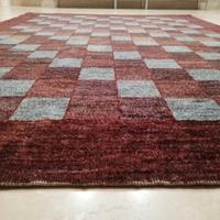 Tappeto pregevole a quadrati geometrico -RIBASSO