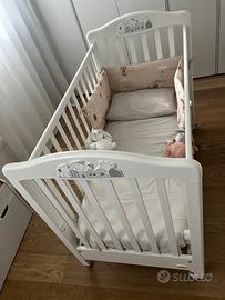 Lettino foppapedretti felicity con materasso soft
