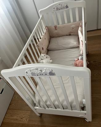 Lettino foppapedretti felicity con materasso soft
