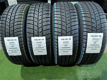 4 GOMME 195 60 16 BARUM INV RIF2452