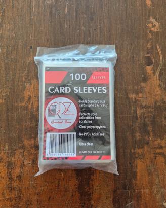 100 card sleeves