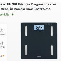 Bilancia Beurer pesa persone con elettrodi