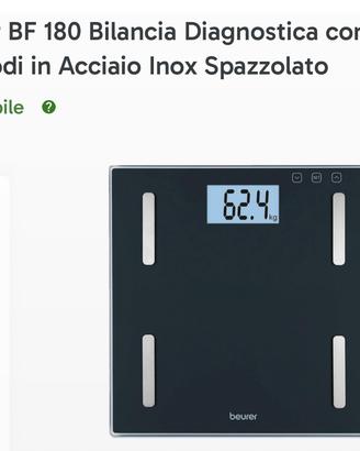 Bilancia Beurer pesa persone con elettrodi