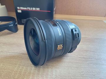 Sigma 10-20mm F3.5 Nikon Grandangolo