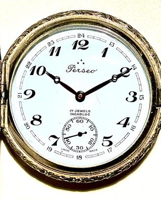 Orologio da taschino Perseo con custodia