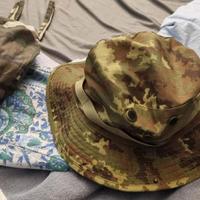 Cappello e bandana mimetici da softair taglia M