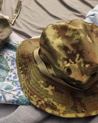 Cappello e bandana mimetici da softair taglia M