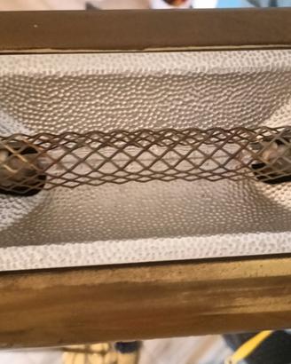 Piantana Vintage in Ottone Anni '80 con Dimmer