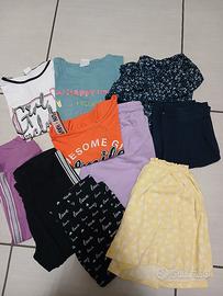 set abbigliamento bambina  9/10 anni
