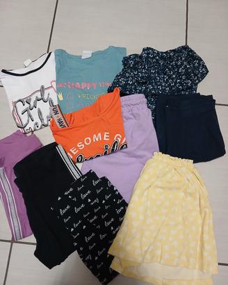set abbigliamento bambina  9/10 anni