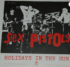 SEX PISTOLS 45 GIRI HOLIDAY IN THE SUN - COLORED