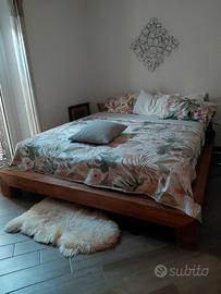 Letto in tek king size