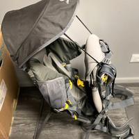 zaino portabimbi deuter grigio