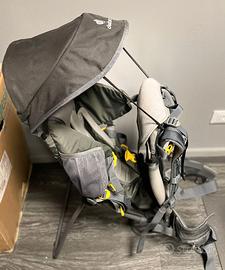 zaino portabimbi deuter grigio
