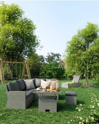 Salotto divano da esterno arredamento giardino