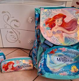 Zaino La Sirenetta e portapenne Seven