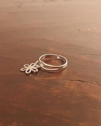 Anello Lindt con charm fiore