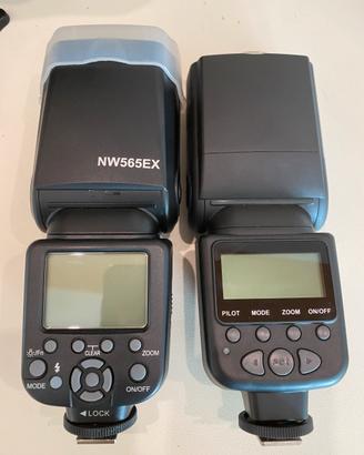2 Flash Neewer NW-690 + NW565EX + Trigger + Borsa