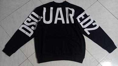 Felpa nera dsquared2