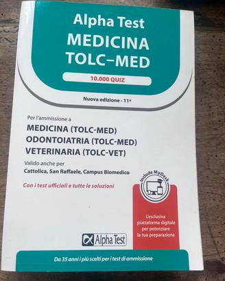 Set Preparazione Alpha Test Tolc MED completo 