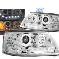 FARI PER VOLKSWAGEN VW T5 03-09 DAYLIGHT CROMATI C