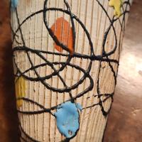 Vaso in Ceramica Mid-Century Modern Stile