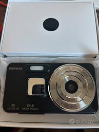 Macchina Fotografica Digitale 4K 64MP