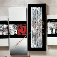 Tela a pannelli astratta modena