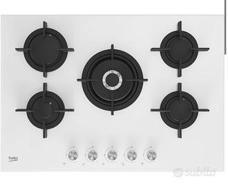 Beko HILW75222SW piano cottura Incasso Gas Bianco