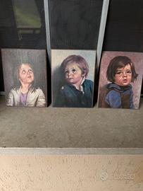 Famosi Dipinti "Bambini Piangenti" Vintage.