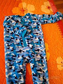 Pigiama intero in pile