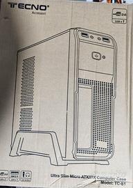 cabinet case pc computer fisso desktop alimentator