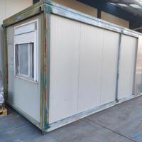 Box prefabbricato da cantiere 6x2,4xh.2,7 m