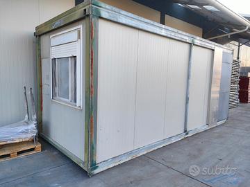 Box prefabbricato da cantiere 6x2,4xh.2,7 m