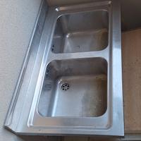 Lavello doppia vasca inox