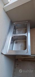 Lavello doppia vasca inox