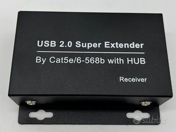 Kit Alimentatore + Cavo USB 2 Porte per Extender 