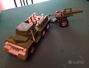 Camion militare vintage POLISTIL con cannone
