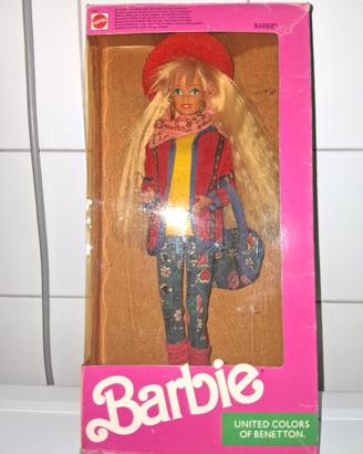 Barbie United Colors of Benetton 1990 con Scatola