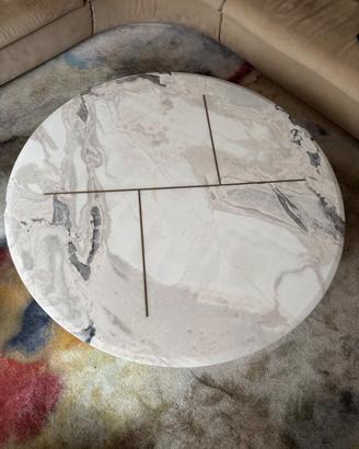 Tavolo Placé Stone Coffee Table by Baxter in Marmo